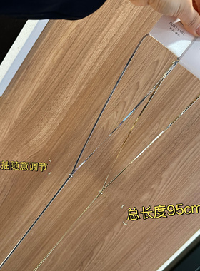 欧比雅比法式简约项链女轻奢小众设计感锁骨链精致温柔百搭23941