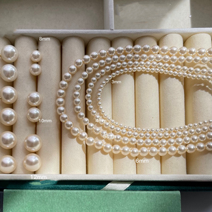 古丽古丽新款S925银锁骨链项链轻奢高级感冷淡经典仿BABY珠7590