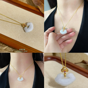 柏拉翡丽S925纯银精致时尚小众设计感个性百搭项链锁骨链00211