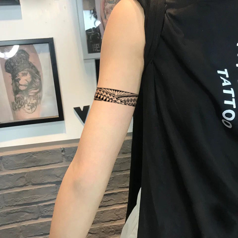 暗黑系花臂纹身贴 防水男女持久手臂图腾仿真刺青贴纹身贴纸