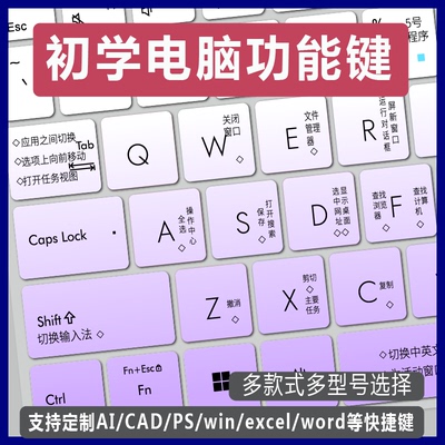 适用华硕笔记本电脑VivoBook15s V5200键盘膜X512FJ A512UB初学者
