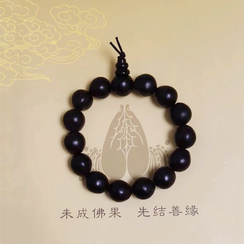 单圈情侣手串无患子鬼见愁