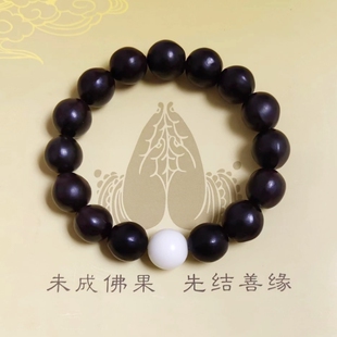 寺院结缘野生无患子菩提子手串木患子佛珠鬼见愁男女士单圈手链珠