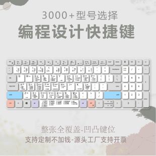 适用戴尔灵越16Plus 7640笔记本电脑设计师Ai快捷键盘膜CAD 7630