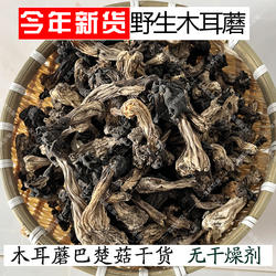 木耳蘑 野生巴楚蘑菇 皱柄马鞍菌野生木耳蘑菇干货食用蘑菇包邮