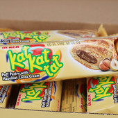 包邮 土耳其优客卡特卡特榛子 草莓酱夹心酥饼28克Ulker零食KATKAT