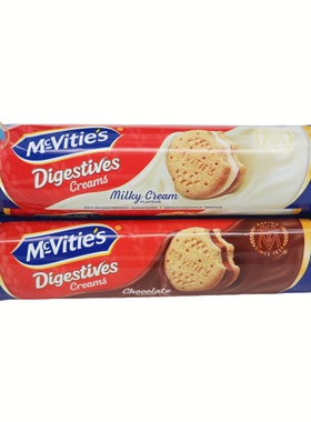 Mcvities麦维他全麦奶油夹心饼干90g袋装哈萨克斯坦进口零食