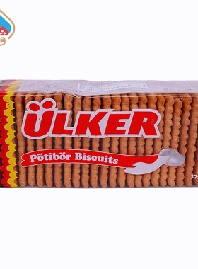 优客牌伯蒂波饼干175g茶伴侣饼干牛奶味土耳其进口休闲零食ULKER