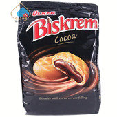 优客Biskrem可可奶油夹心饼干180g袋装 哈萨克斯坦进口零食ULKER