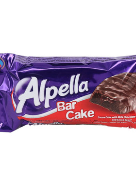 优客牌Alpella Bar Cake巧克力酱夹心可可蛋糕35g进口零食ULKER