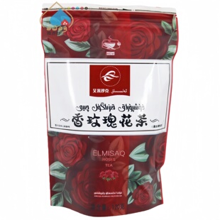 新疆香玫瑰花茶120g袋装红茶伊犁饭店餐厅用混合调味茶艾米沙克牌