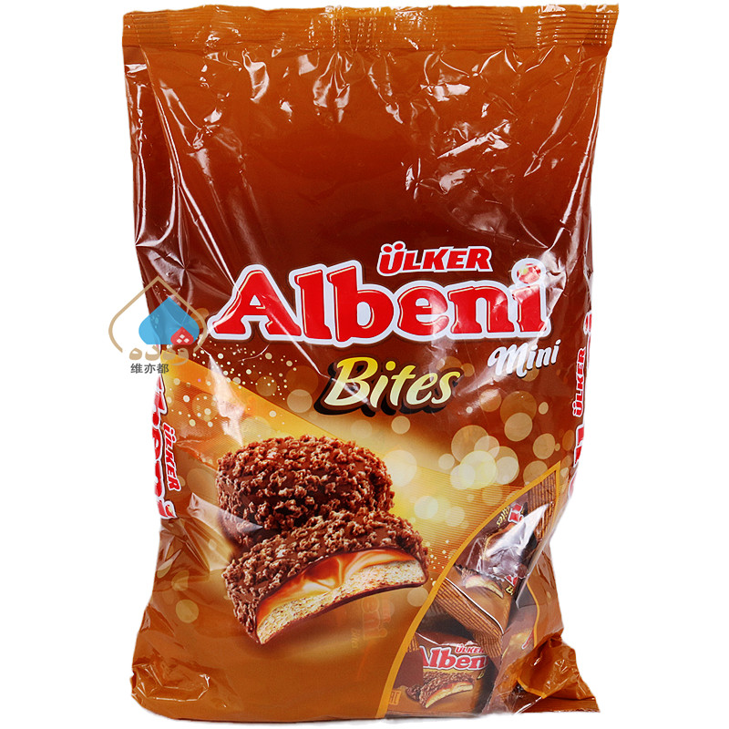 优客Albeni迷你bites夹心巧克力制品450g阿乐巴尼哈萨克斯坦零食