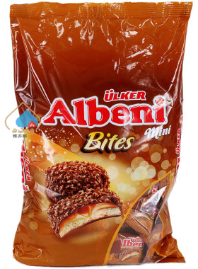 优客Albeni迷你bites夹心巧克力制品450g阿乐巴尼哈萨克斯坦零食