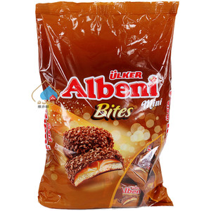 优客Albeni迷你bites夹心巧克力制品450g阿乐巴尼哈萨克斯坦零食