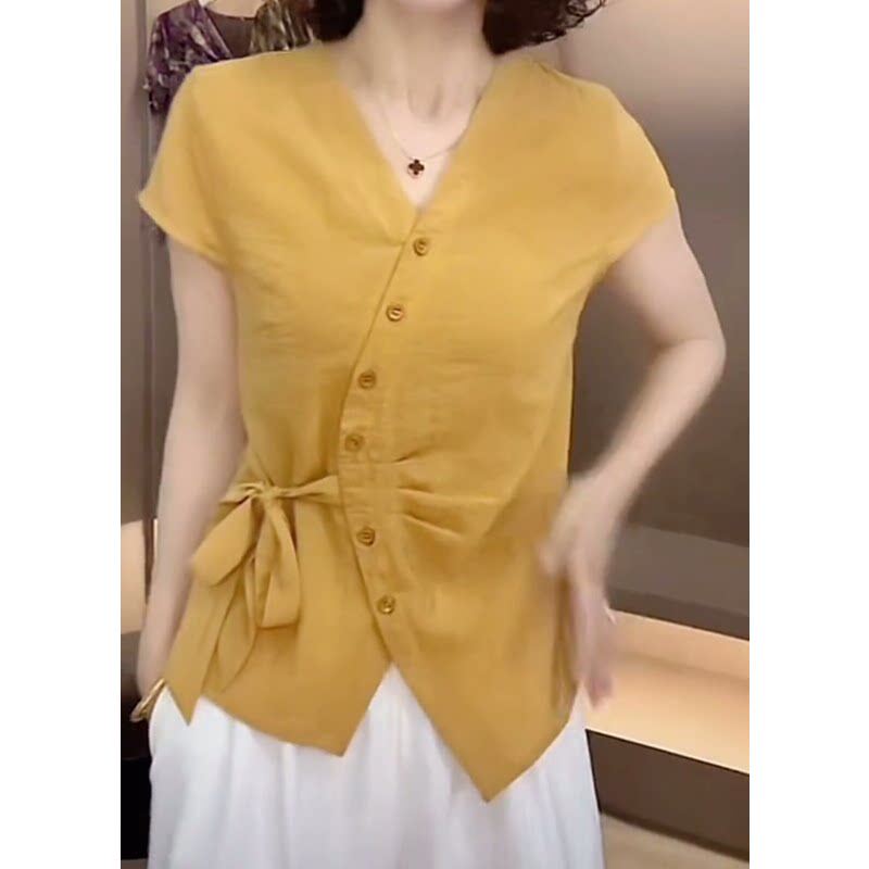 春夏季特别好看新款百搭减龄显瘦女短袖气质T恤女款2026上衣衣服