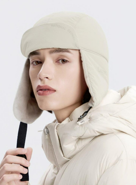 NATIONAL/国家地理 韩国代购直邮25秋冬男女抓绒雷锋帽N254AHA620