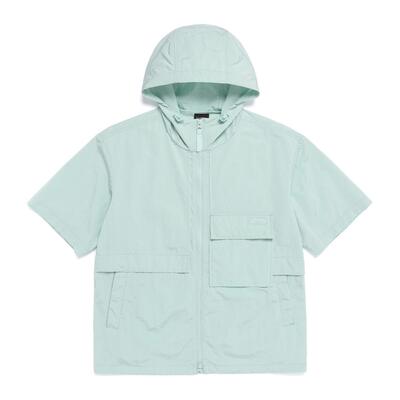 NATIONAL/国家地理 韩国代购直邮26春夏男士凉感速干连帽短袖外套