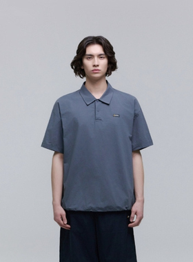 NATIONAL国家地理 韩国代购直邮25夏季男女翻领短袖T恤N252UTS891