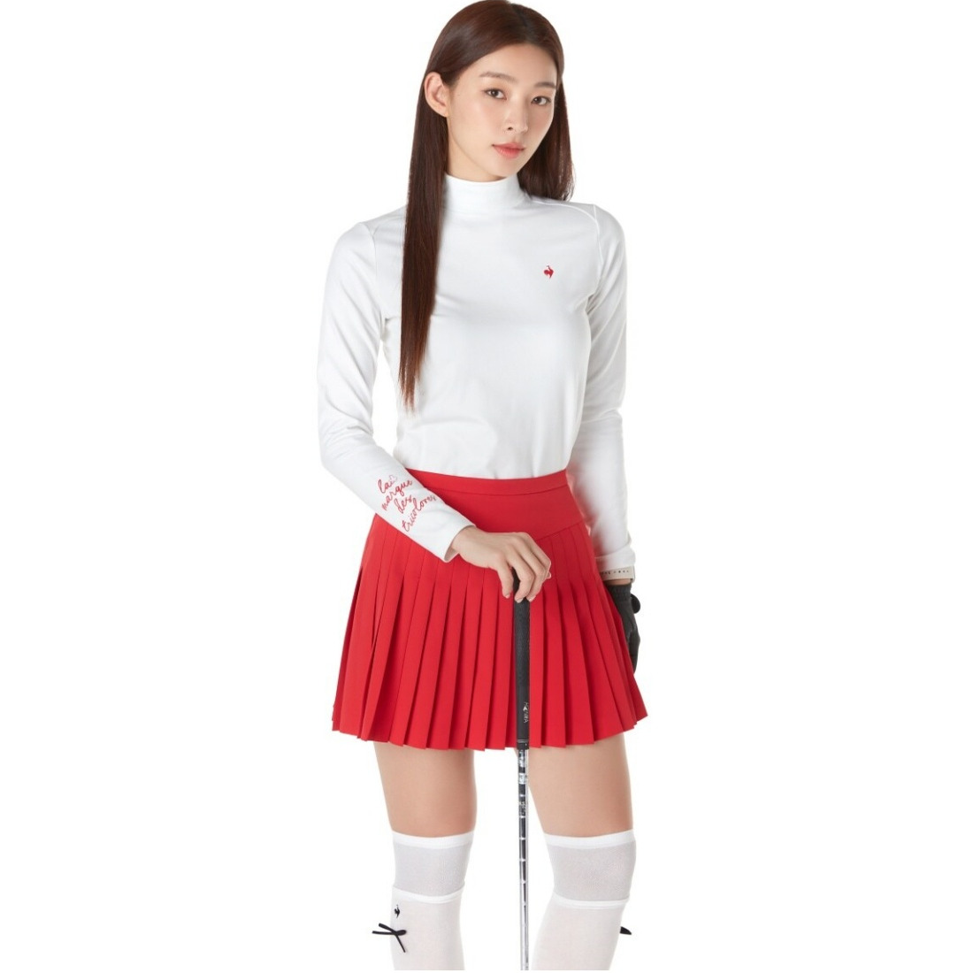 Lecoq Golf 法国公鸡高尔夫韩国代购直邮特价春女高领运动长袖T恤