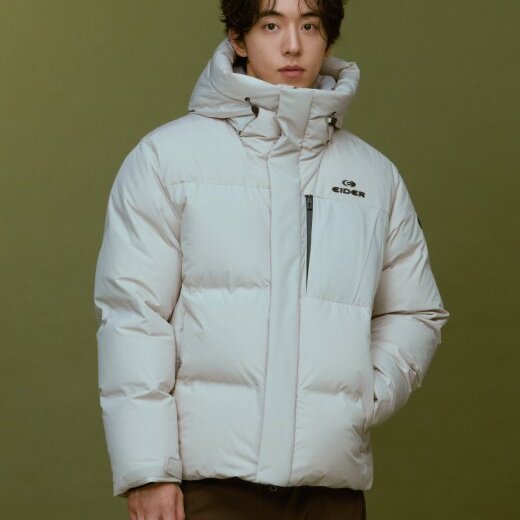 EIDER 韩国代购直邮25冬男南柱赫同款户外保暖鹅绒羽绒服DMW25517