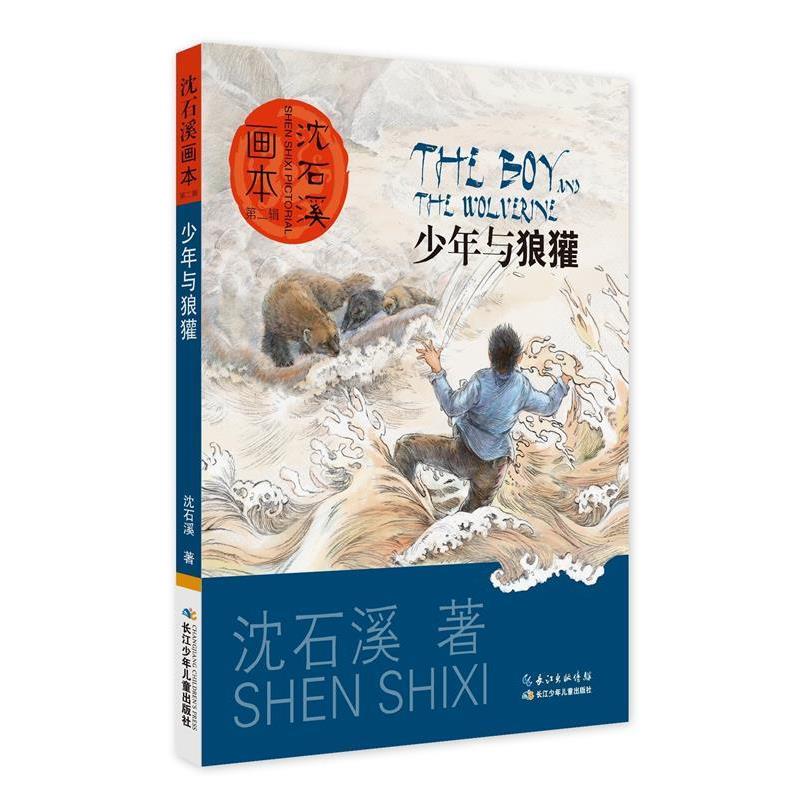 【快速发货】 沈石溪画本·二辑全6册：少年与狼獾+狼种+苦豺制度+虎女蒲公英+春情+斑羚飞渡 沈石溪 长江少年儿童出版社