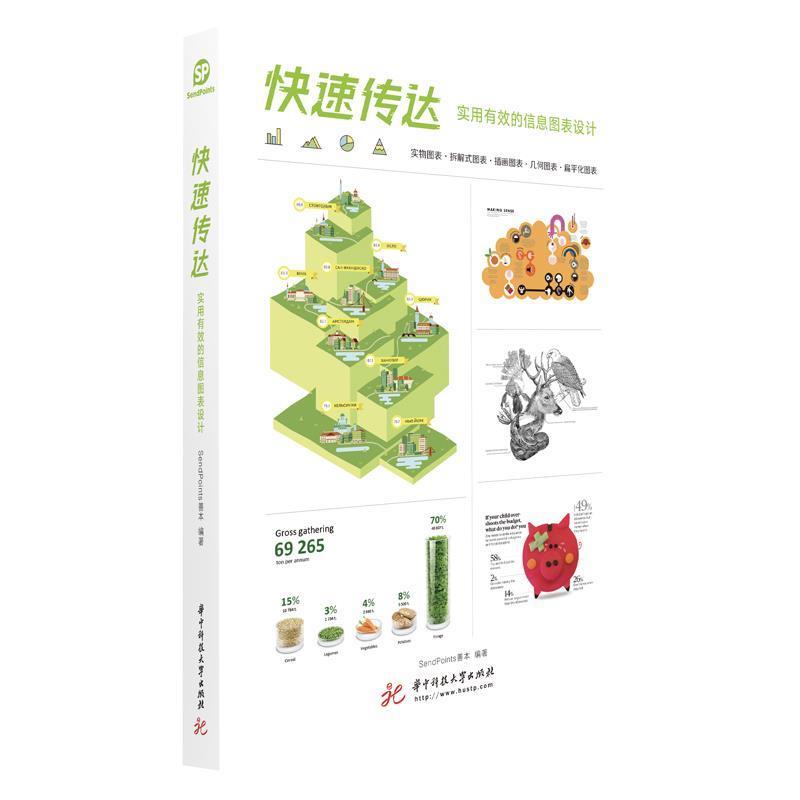 【24小时后发货】  传达:实用有效的信息图表设计 SendPoints善本 华中科技大学出版社 9787568065542