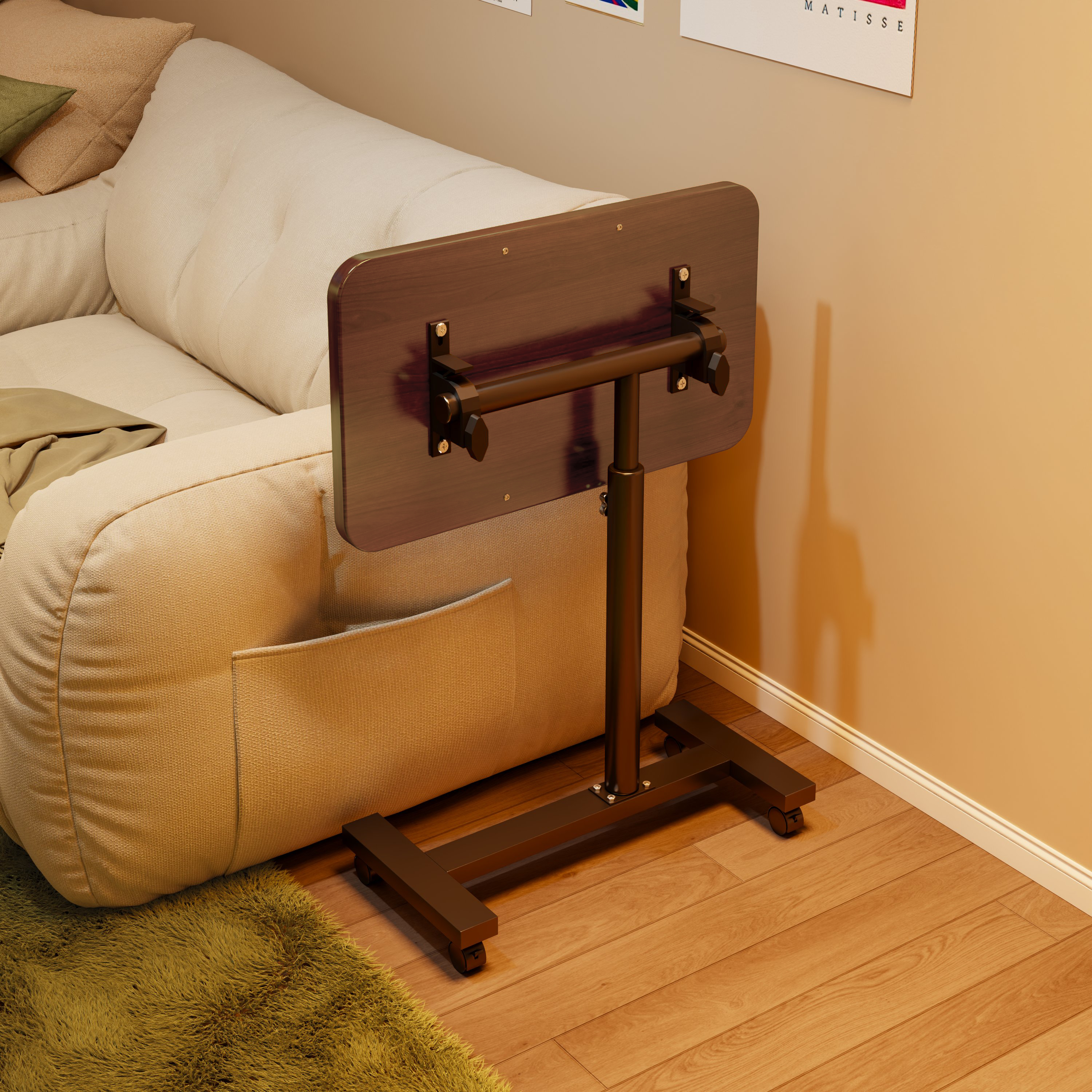 床边桌客厅沙发边几家用升降桌子可移动电脑桌小型工作台折叠书桌