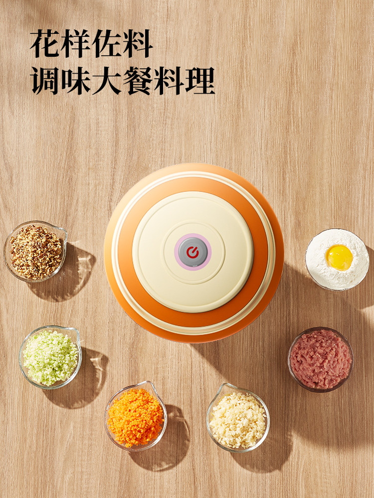 【胖东莱爆款】蒜泥神器家用绞肉机小型电动捣蒜打蒜器蒜蓉搅碎器