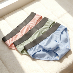 太空舱男士枪弹式分离三角裤男 U凸大囊袋性感舒适竹纤维透气内裤