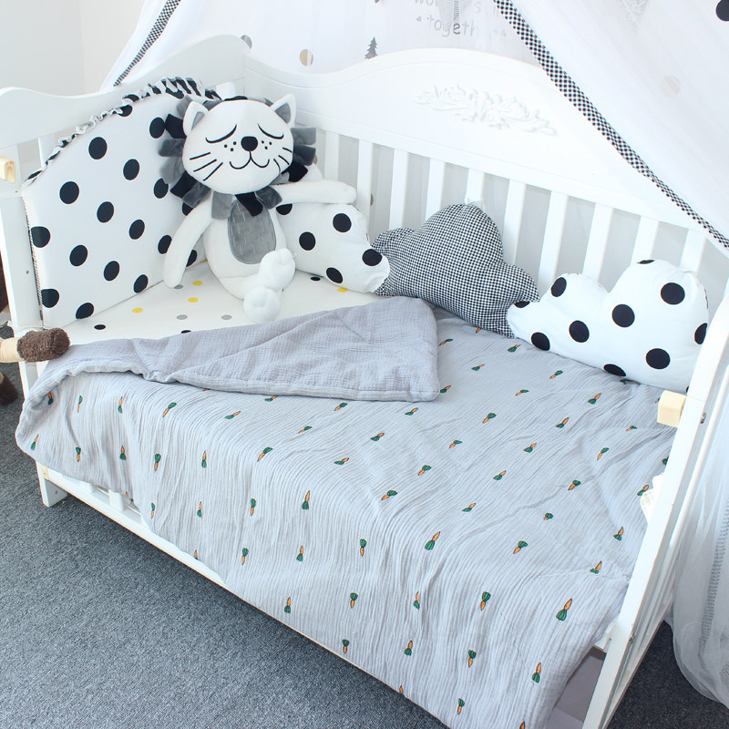 北欧风ins系列纱布超软小被子春夏秋冬四季可用婴童被子可机洗