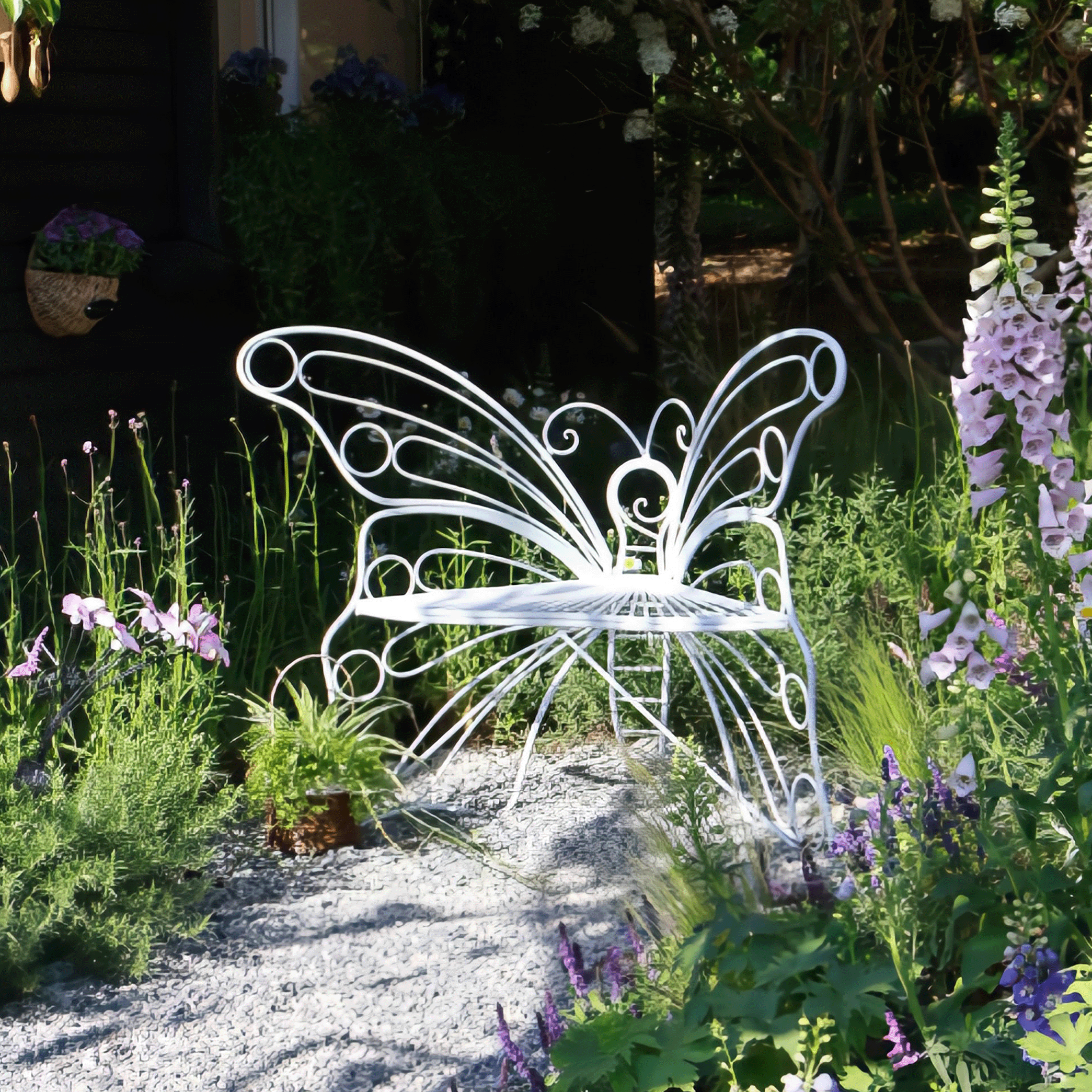 铁艺蝴蝶椅户外庭院ins阳台花园