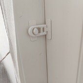 90°直角移门推拉门锁扣柜门厨房玻璃门卡扣免打孔纱窗户固定搭扣