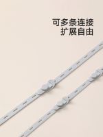 Elastic silicone rubber cable ties, reusable loose fasteners, fixed clips, cable management straps, and adjustable cable binding straps thumbnail 5