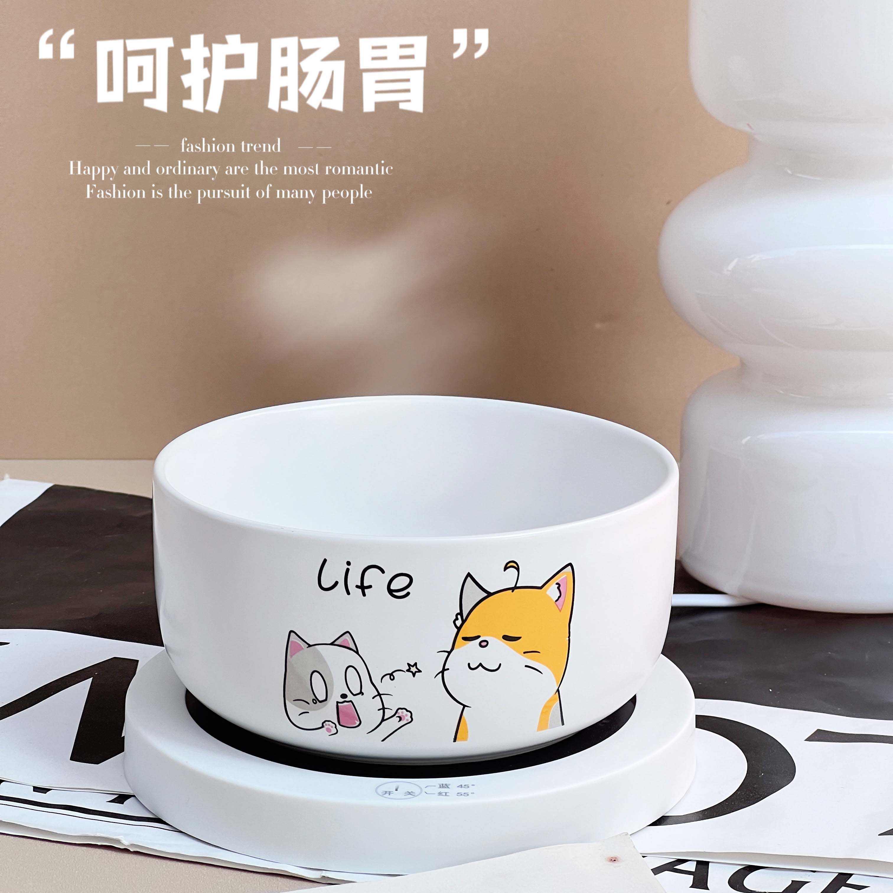 恒温猫咪宠物加热饮水机酸奶机陶瓷静音饮水器喝水喂食碗宠物用品
