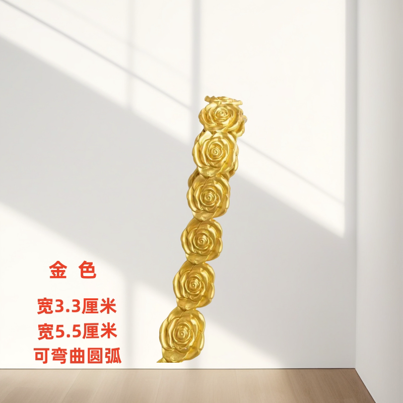 欧式装饰软线条吊顶弯曲造型装饰线条仿石膏线背景墙弧形边框线条