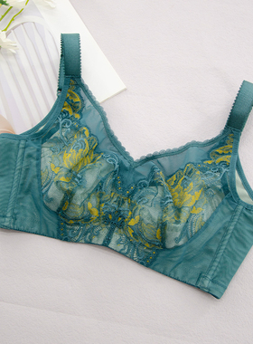 梵歌佰棠大胸显小超薄款文胸F42430防下垂收副乳上托调整型内衣女