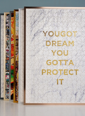 拼图框架1000片挂墙相框定做5070寸铝合金画框裱框5002000片定制