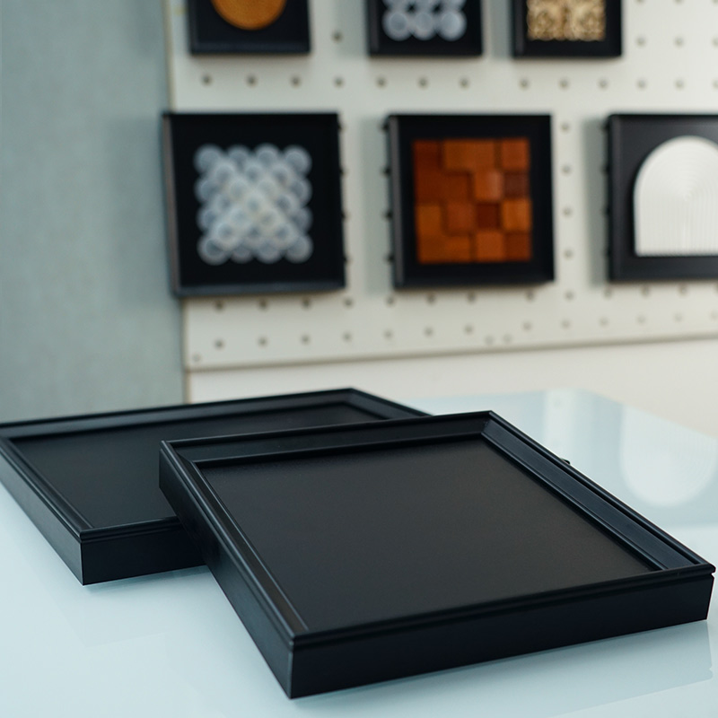 法式黑底板相框DIY手工装饰画框