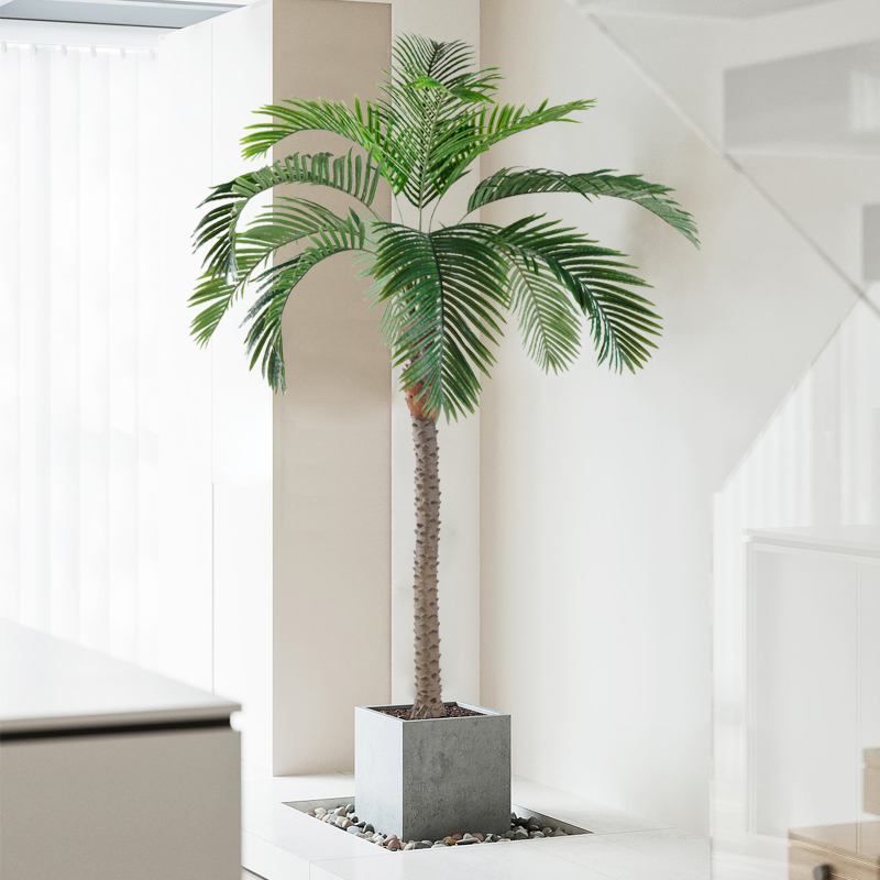 大型室内仿真绿植盆栽针葵装饰