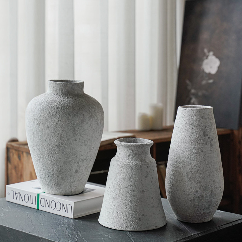 手工粗陶陶罐花瓶花器多肉花盆复古土陶罐透气干花做旧瓦罐坛子,鲜花速递/花卉仿真/绿植园艺,花瓶,淘宝优惠券,粉丝福利购,淘宝优惠卷