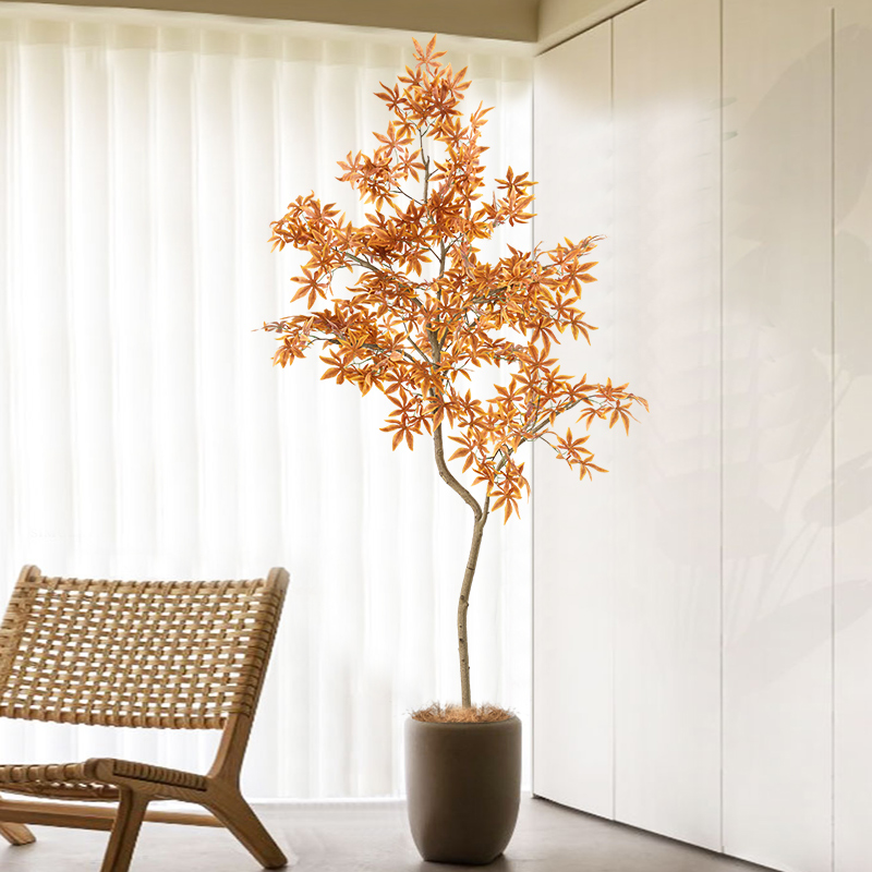 大型仿真绿植造景盆栽枫树景观