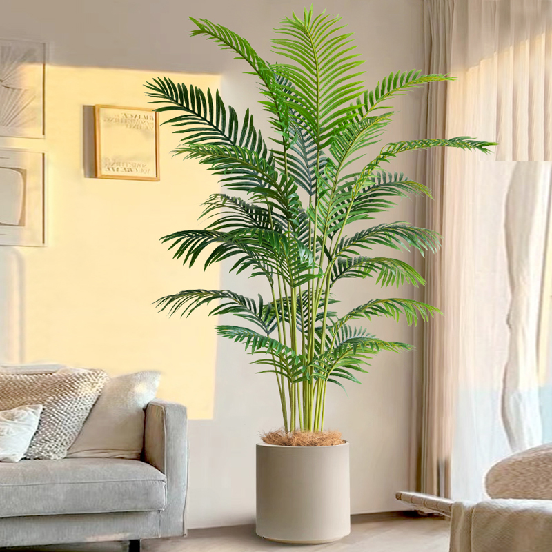 大型仿真绿植仿生植物盆栽高端轻奢玄关散尾葵室内客厅落地装饰花