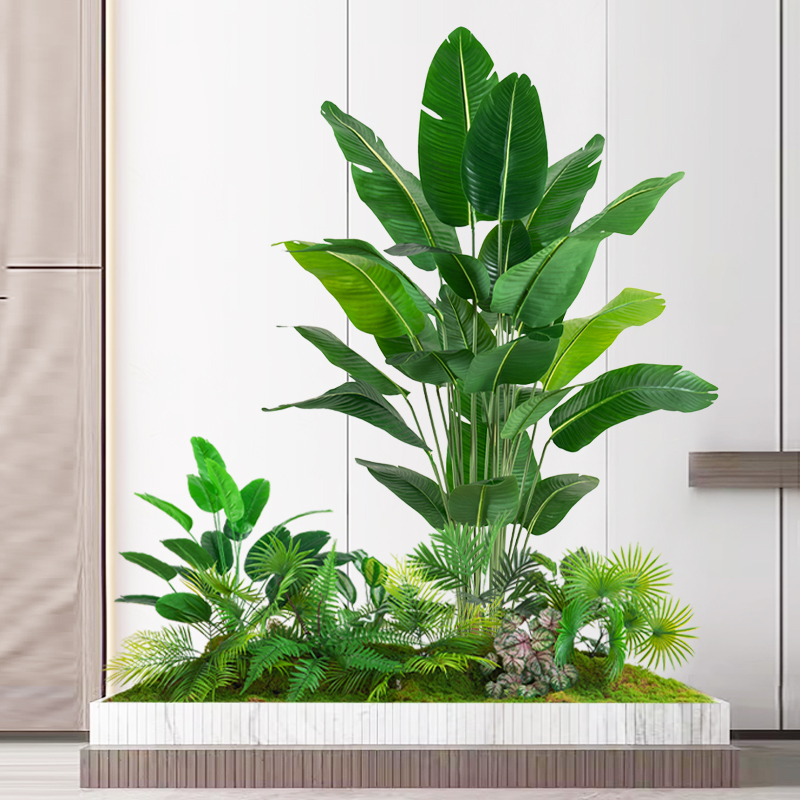 仿真绿植造景室内景观植物布置