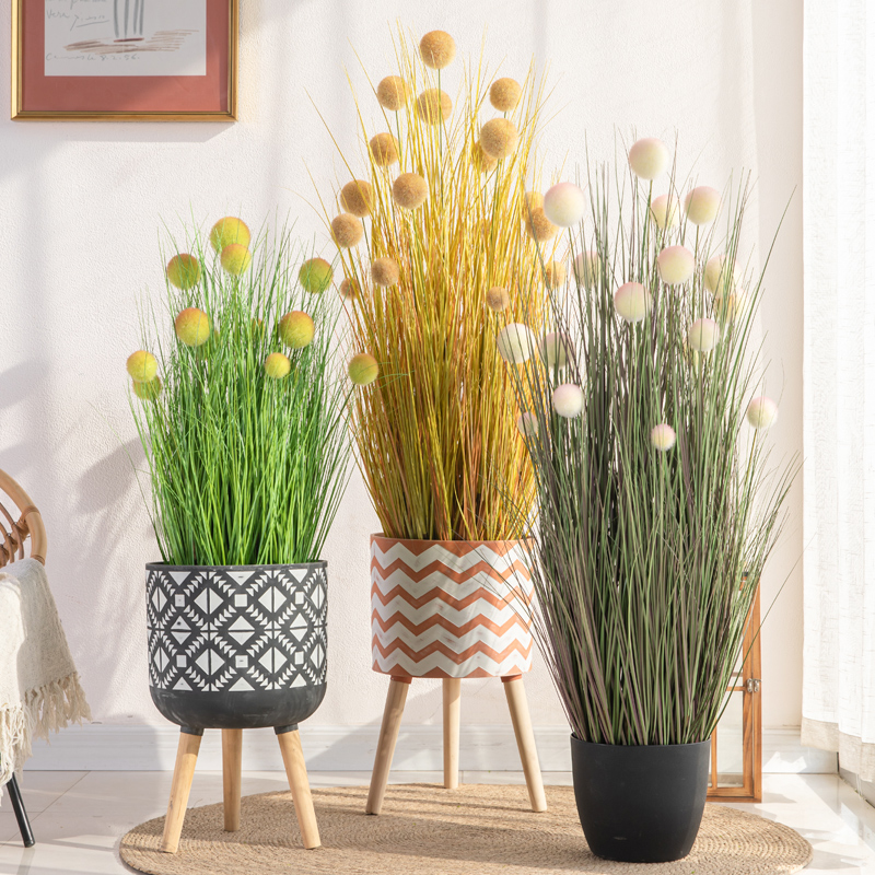 仿真植物芦苇草仿生绿植假盆栽