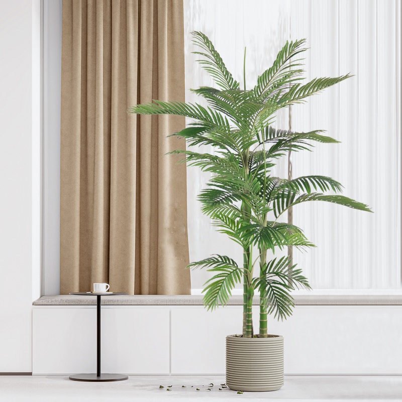 大型落地仿真植物室内橱窗金棕榈