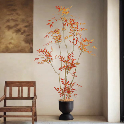 南天竹仿真植物盆栽大型仿生绿植