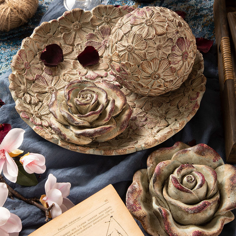 七茉 水泥玫瑰多肉植物花盆花园园艺盆景客厅小装饰品摆件工艺品,鲜花速递/花卉仿真/绿植园艺,花盆,淘宝优惠券,粉丝福利购,淘宝优惠卷