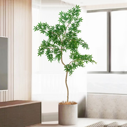 仿真绿植高端轻奢大型仿生植物盆栽枫树高级室内橱窗造景装饰盆景