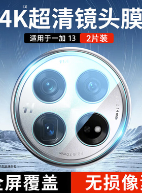NEWYU适用一加13/12镜头膜1+13/12镜头保护钢化膜OnePlus一加十三后摄像头保护贴膜13T高清防摔耐磨防眩光