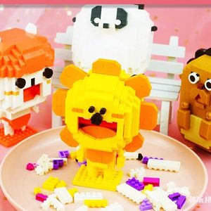 同道大叔十二星座手办礼物狮子座礼物小颗粒拼装积木适用于乐高